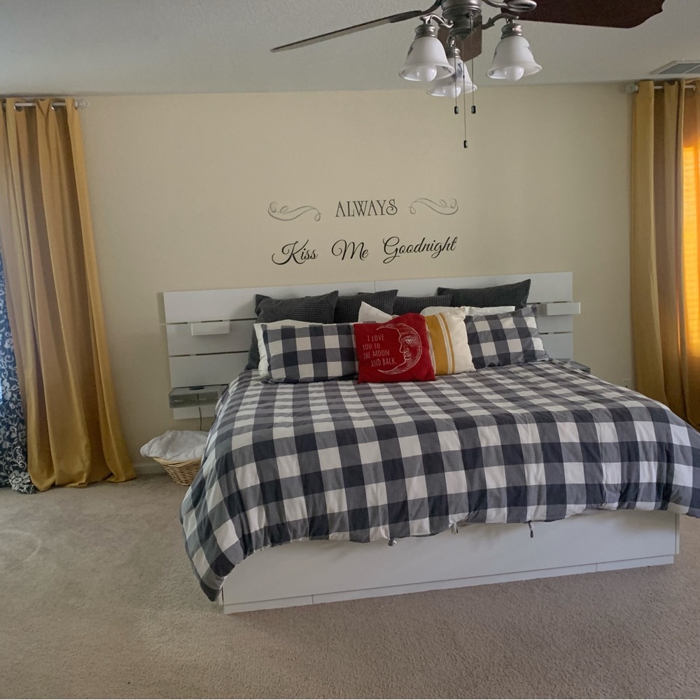 SOLD Buffalo plaid duvet